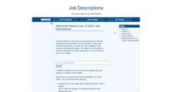 Desktop Screenshot of job-descriptions.org